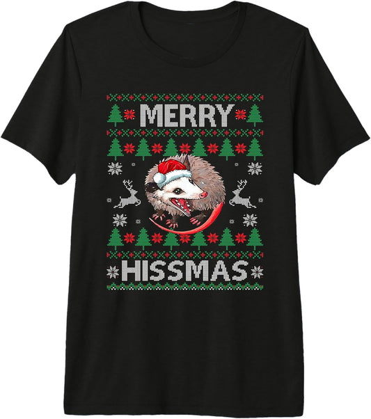 Merry Hissmas Possum Lovers Opossum Xmas Outfit