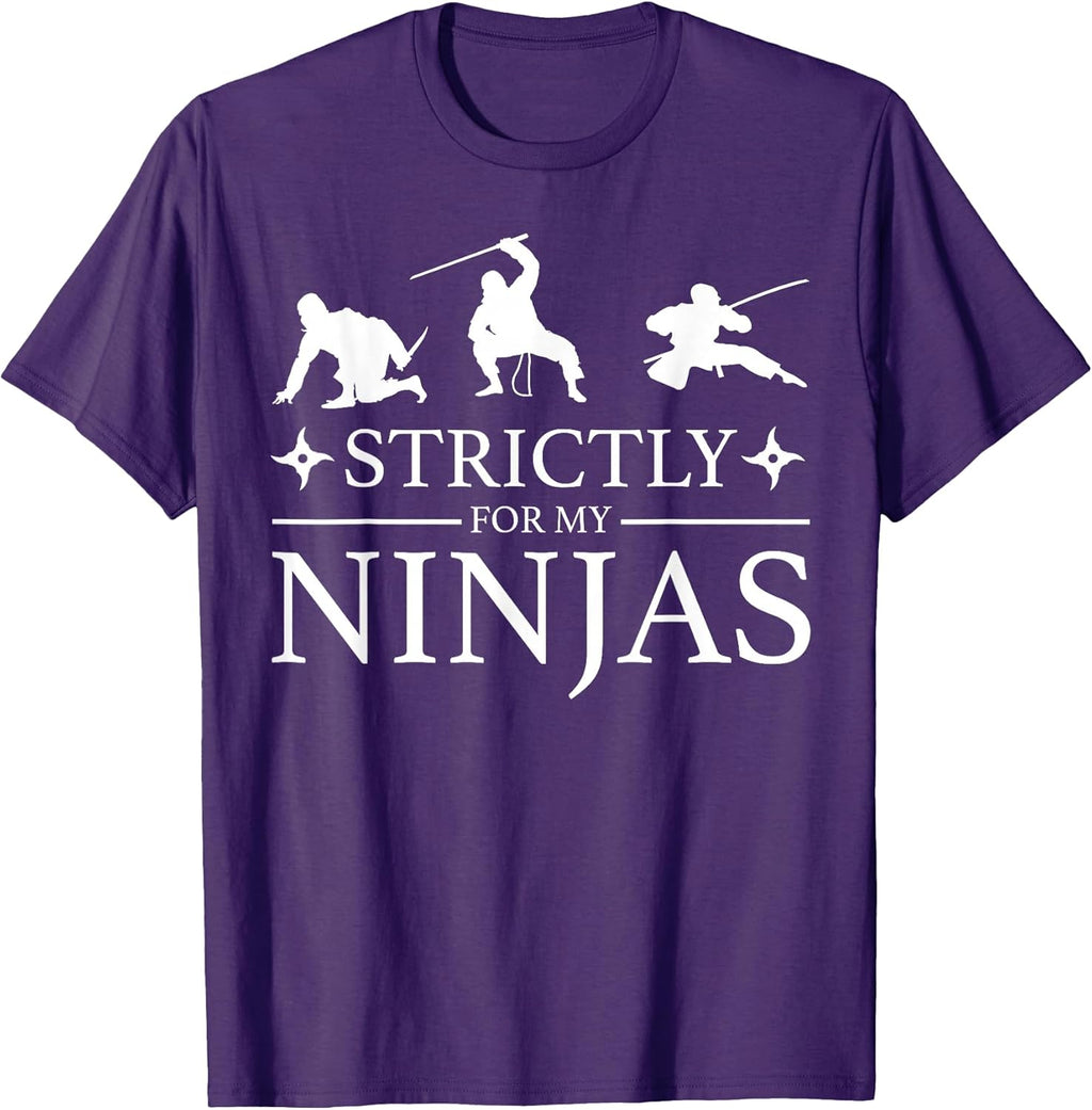 Strictly For My Ninjas Funny Hip Hop Music Ninja Rap Pun T-Shirt