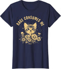 Funny Rage Consumes Me Cute Cat Tee Shirt