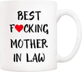 5Aup Mothers Day Christmas Gifts Funny Mother-in-law Coffee Mug from Son-in-law, Best Mother in Law Cups 11 Oz