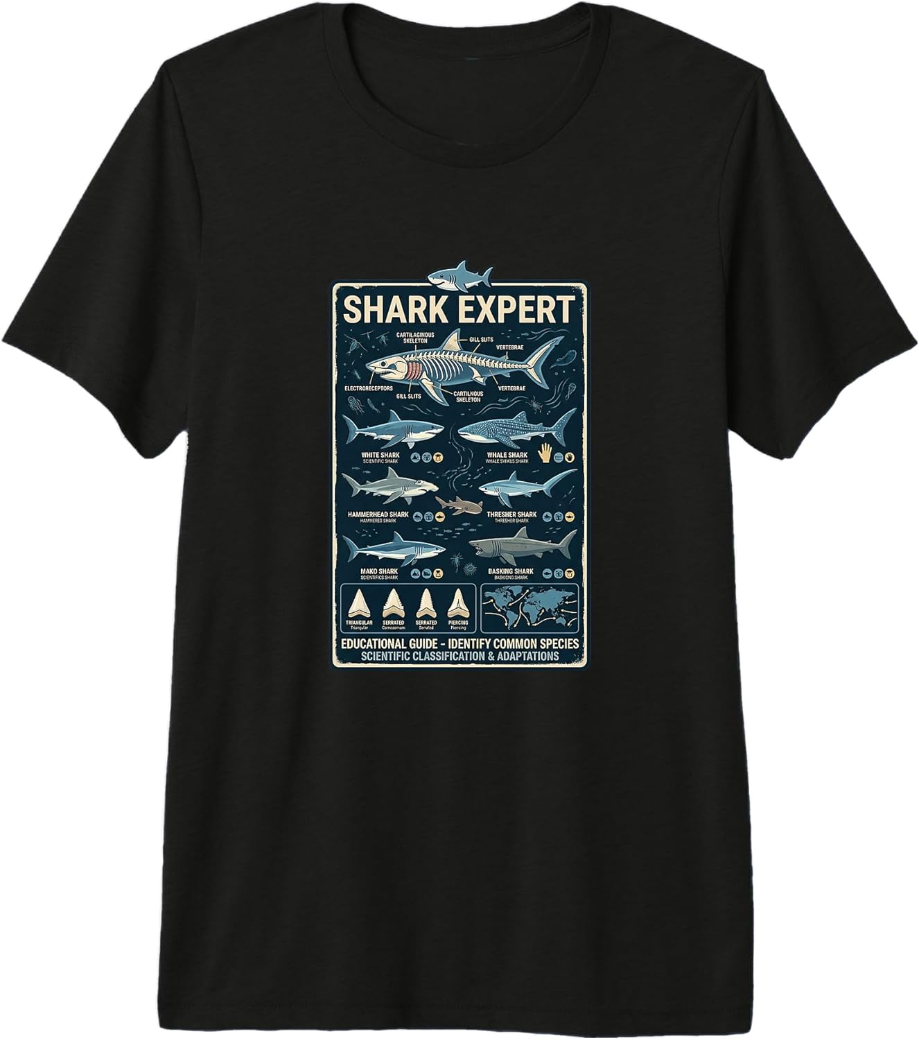 Shark Expert Ocean Biology Shark Species Chart
