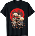 Samurai Boy Anime Afro | Japanese Retro Style T-Shirt