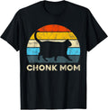 Retro Vintage Chonk Cat Mom for Cat Lover
