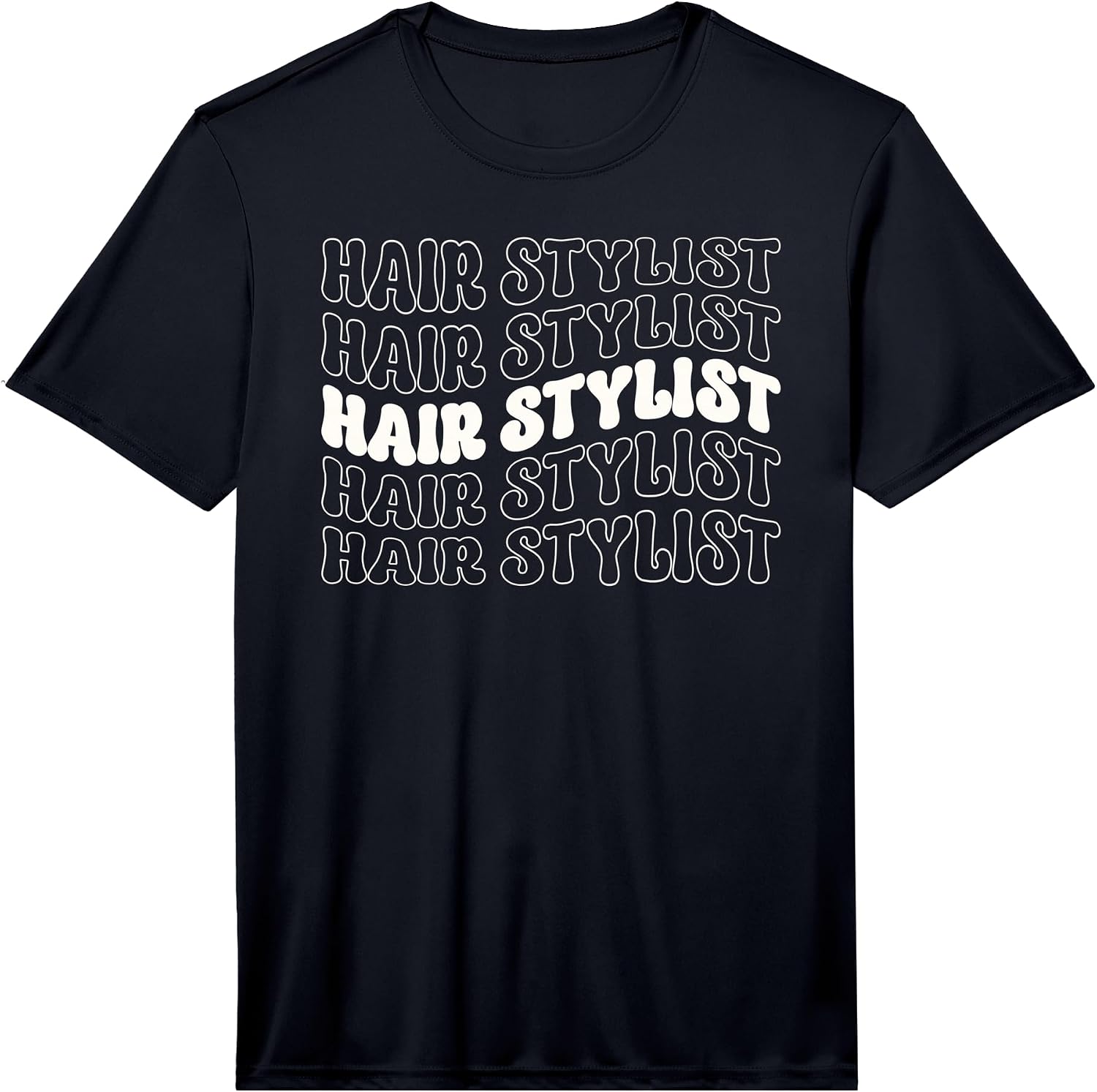 Hair Stylist Barber Hairdresser Retro Groovy Tees
