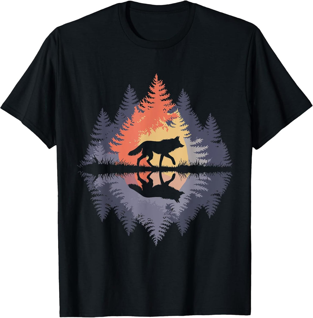 Graphic Wolf shirts for Men Women Boys Kids Gifts