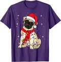 Pug Dogs Lover Christmas Santa Light