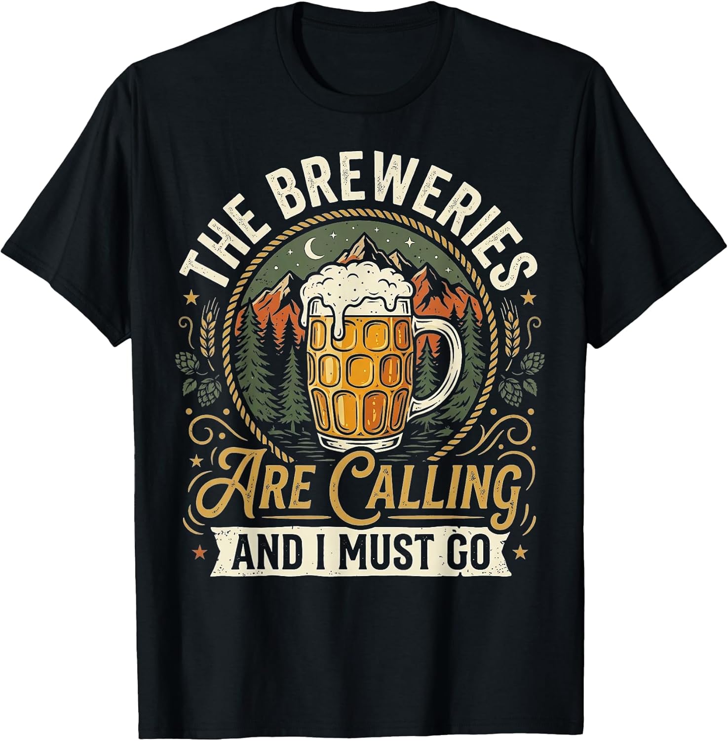 Craft Beer Brewery Hopping Vintage