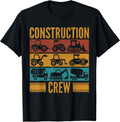 Construction Crew Funny Construction Worker Costume Birthday T-Shirt