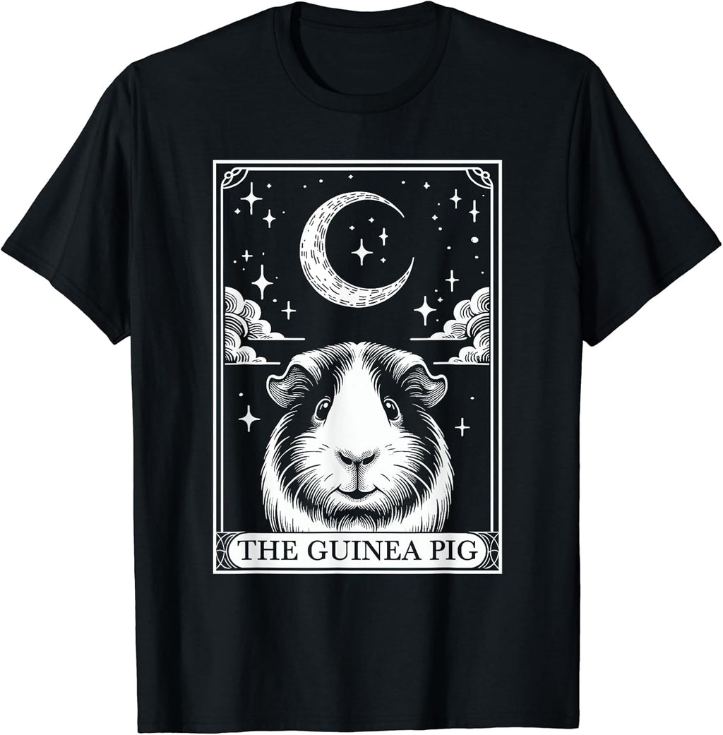Retro Guinea Pig Lover The Moon Halloween