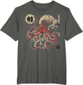 Gyotaku Octopus Japanese Art Design Ideas
