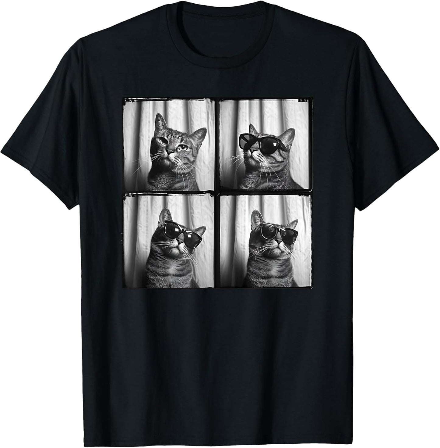 Tabby Cat With Sunglasses Photo Men Women Kids