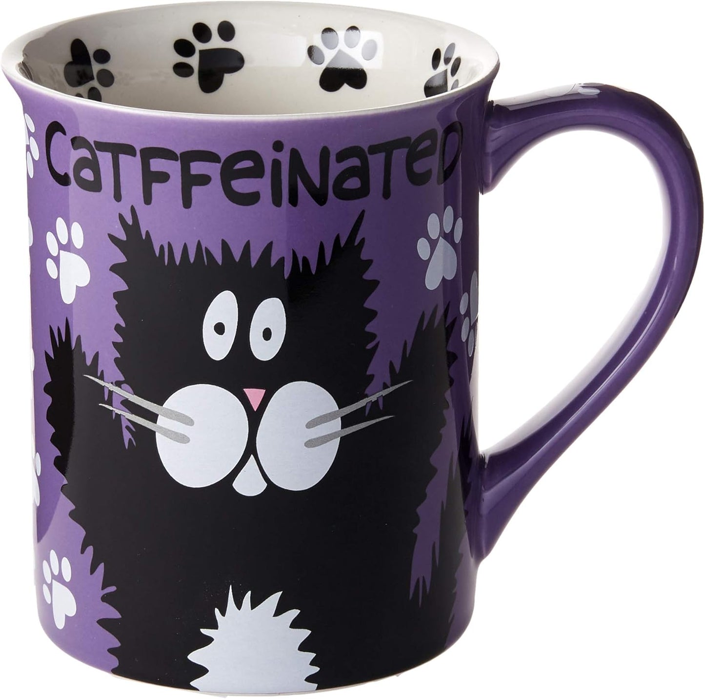 Our Name is Mud “Catffeine” Stoneware Mug, 16 oz.