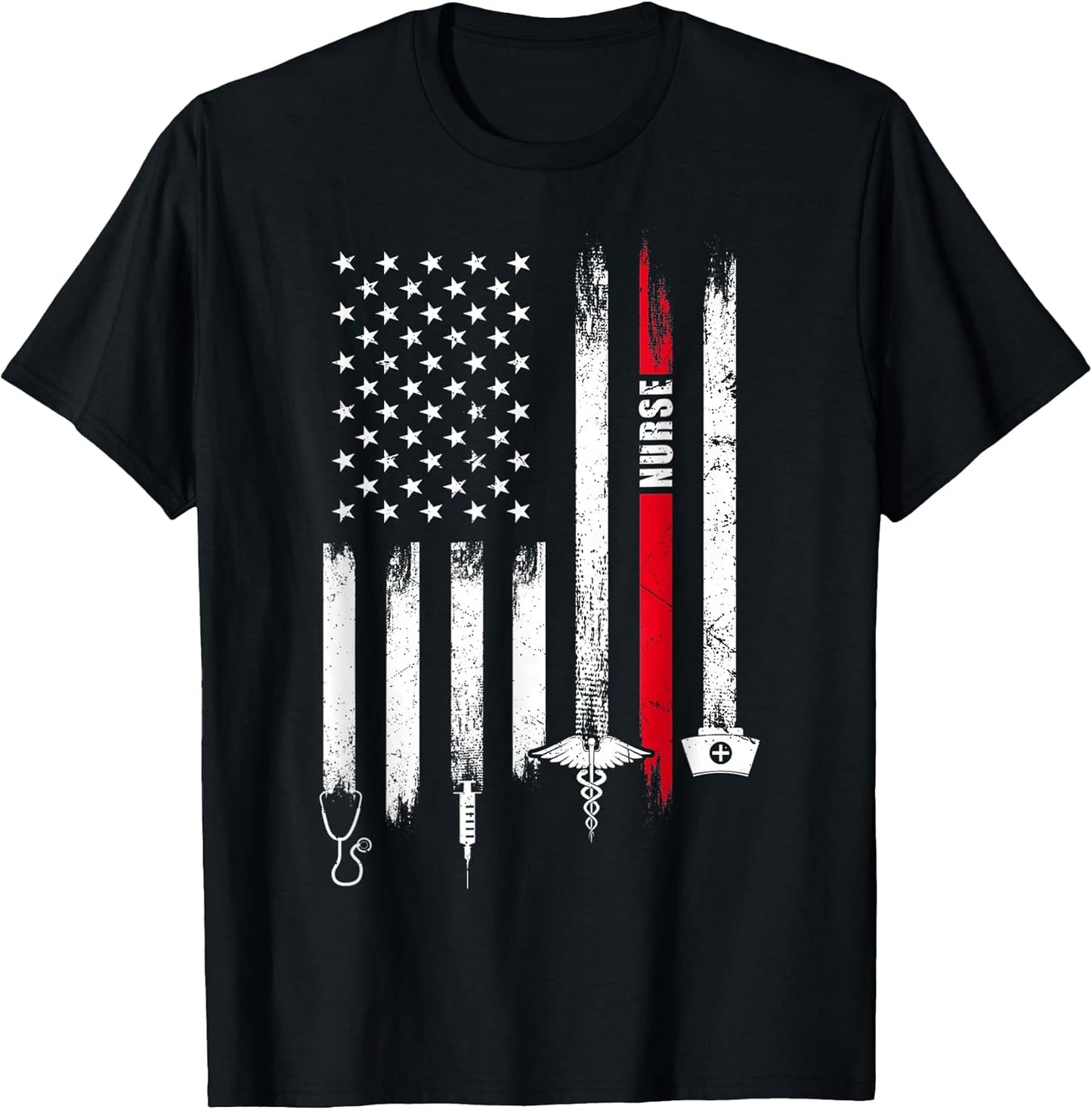 Nurse American Flag Funny Gift