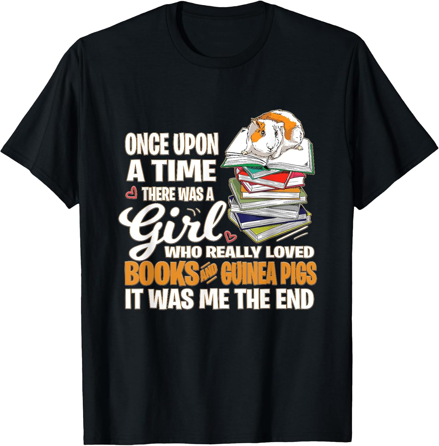 Books Guinea Pig Lover Women Girls Gift Apparel