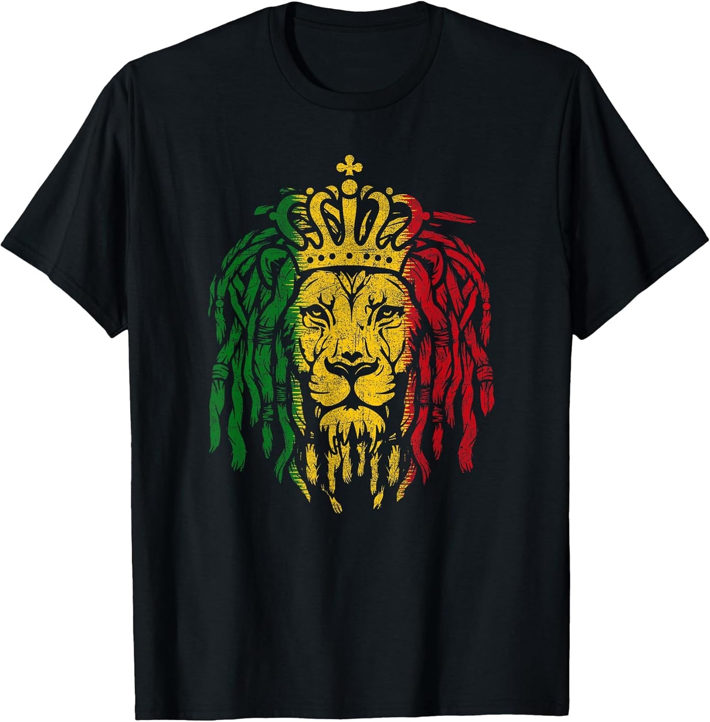 Vintage Rastafarian Lion & Reggae Music Shirts