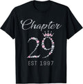 Pink Crown 29th Birthday Tee Gift For Womens