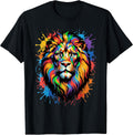 Colorful Lion Wildlife Lover