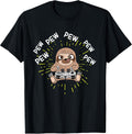 Pew Gamer Sloth Gaming T-Shirts & Gifts