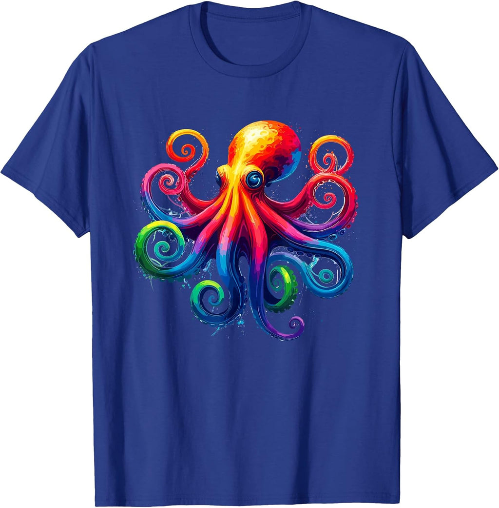 Colorful Underwater Marine Life Psychedelic Art