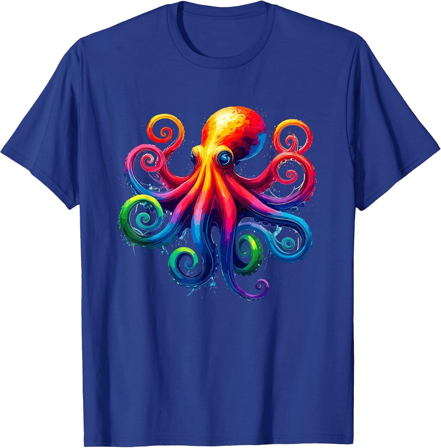 Colorful Underwater Marine Life Psychedelic Art