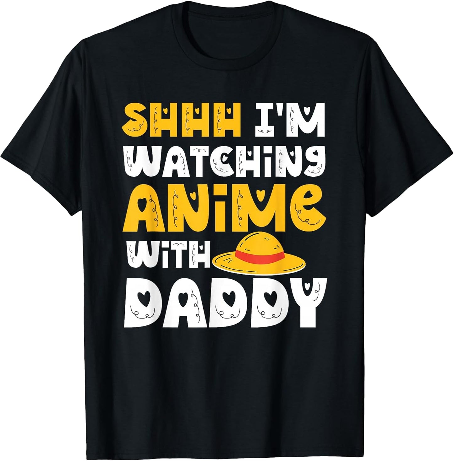 Kawaii Anime Lover Shhh Watching Anime With Dad