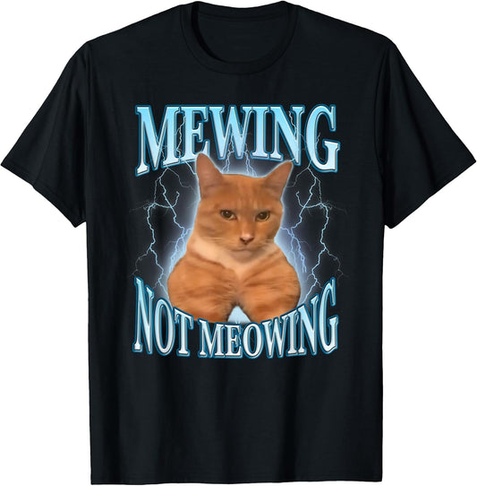 Funny Cat Lover Mewing Graphic Tees