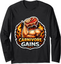 Carnivore Gains Gym Training Wheight Lifting Merch