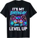 Video Gamer Geeks Kids Boys Birthday Party Tees.