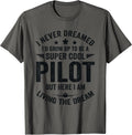 Cool Pilot Airplane Aviation Funny Tees