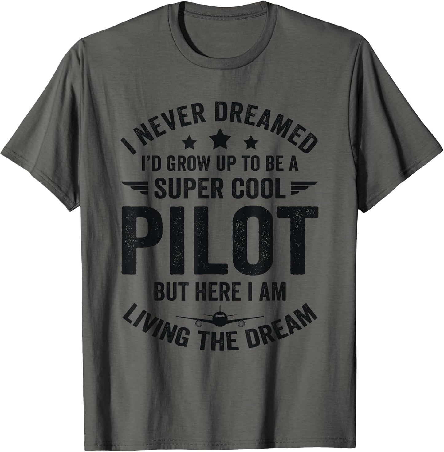 Cool Pilot Airplane Aviation Funny Tees