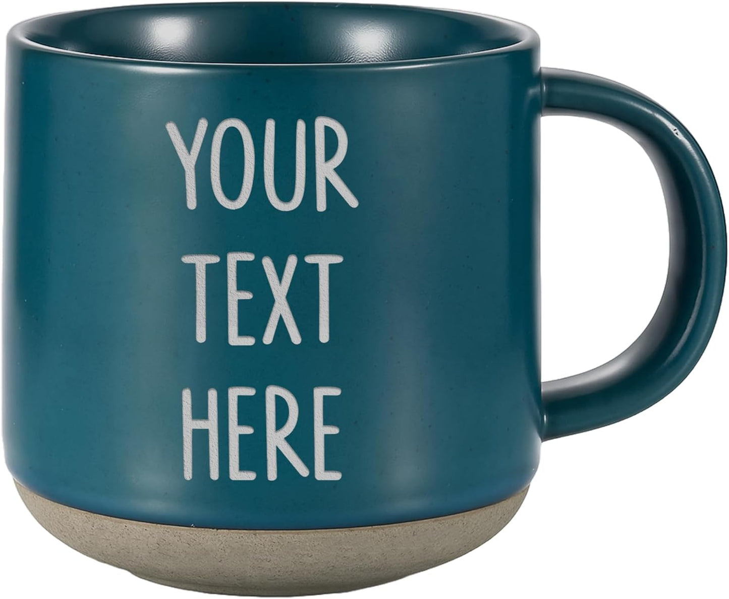 Custom Coffee Mug, Engraved Personalized Ceramic Cup with Name, 12 oz Cute Coffee Mugs Unique Customized Gifts, Design Your Own Customizable Mug, Large Custom Cups for Men & Women