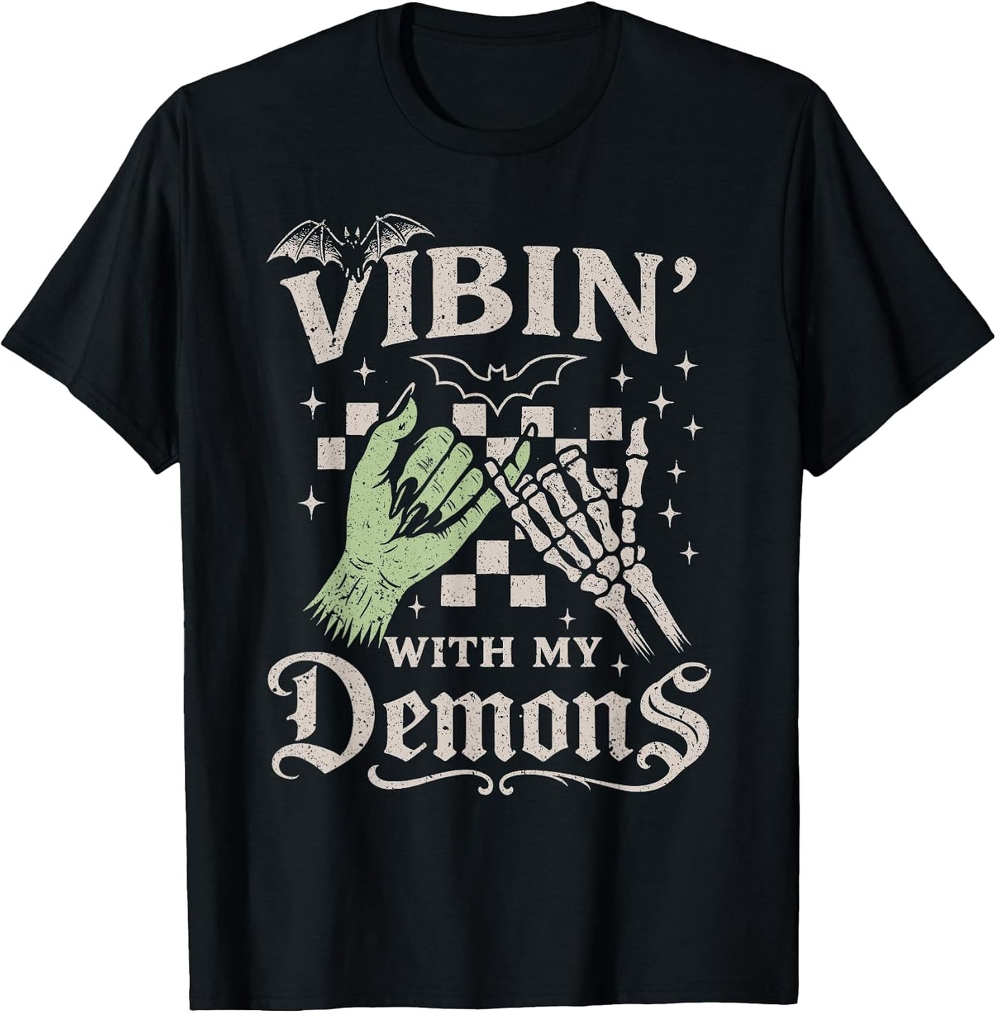 Vibin With My Demons Spooky Halloween Women Men