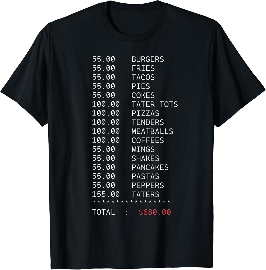 55 Burgers& 55 Fries& 55 Tacos& 55Pies Apparels