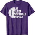 Eat Sleep Softball Repeat Player Merch