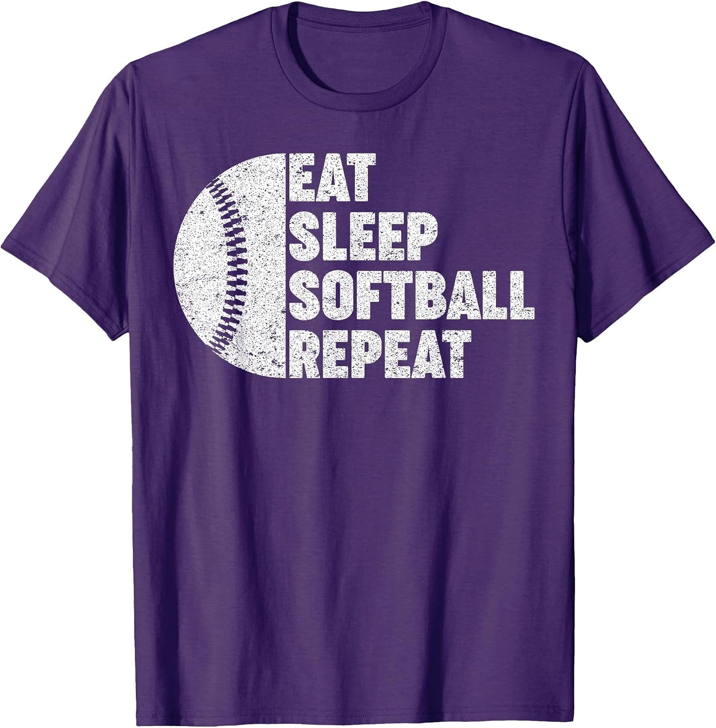 Eat Sleep Softball Repeat Player Merch