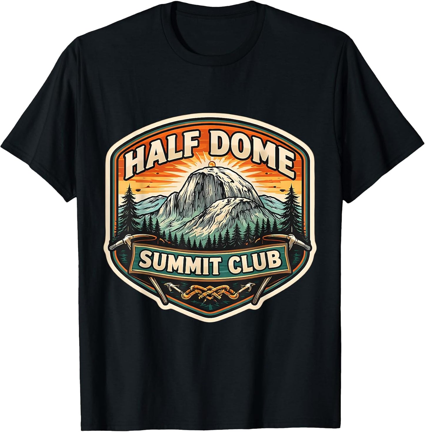 Half Dome Summit Club Mountain Peak Climber Merch
