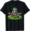 Men Women Frog Peace Sign Hippie Tie-Dye