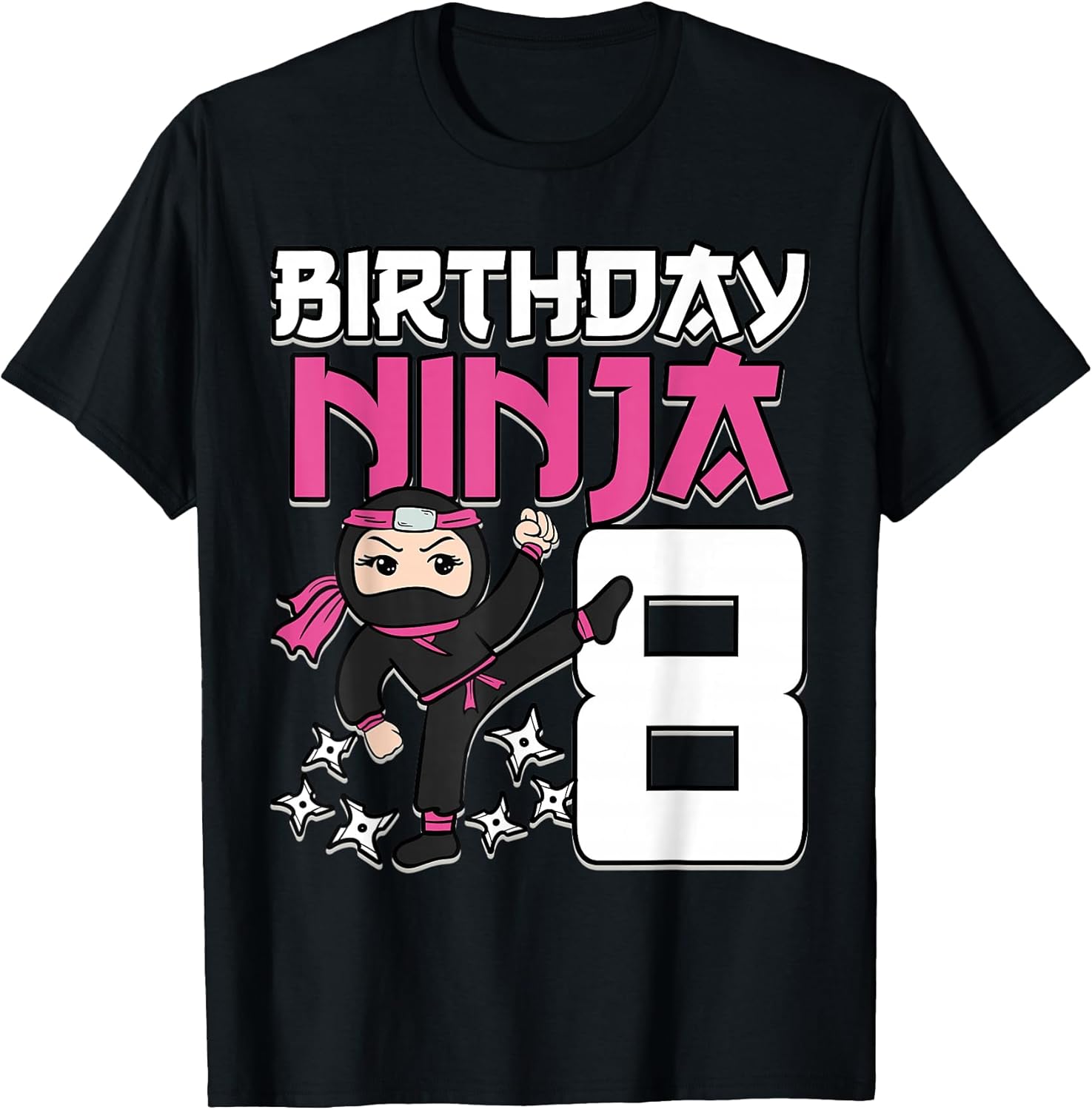Birthday Ninja Girl Kids Party