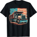 Dump Truck Driver USA Flag Patriotic Trucker