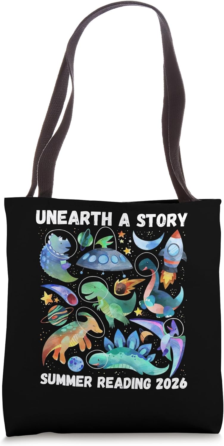 Kids Space Dinosaur Shirt Boys Girls Book Lovers