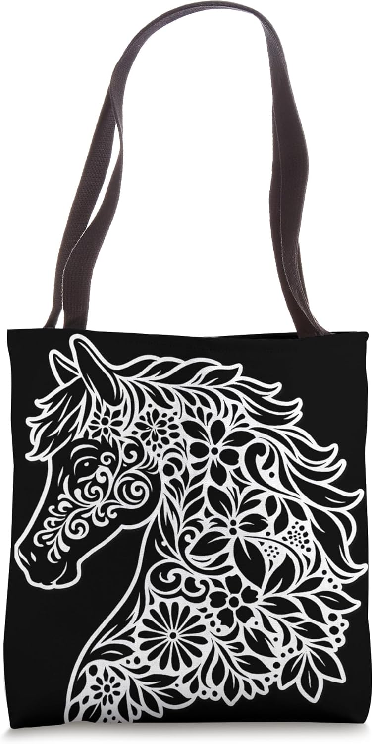 Mandala Horse Art For MAN women Horse Flower lover
