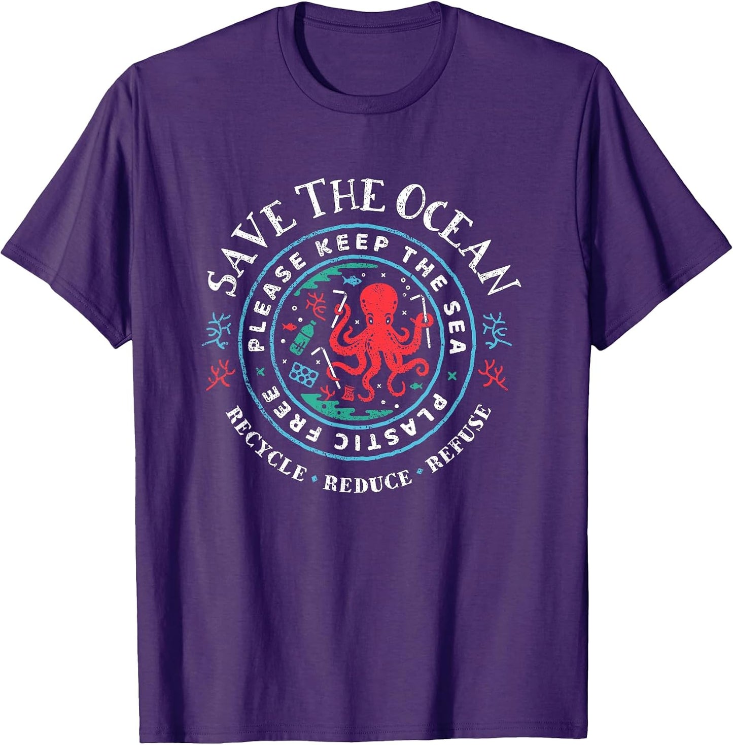 Ocean Pollution Octopus Merch Co.