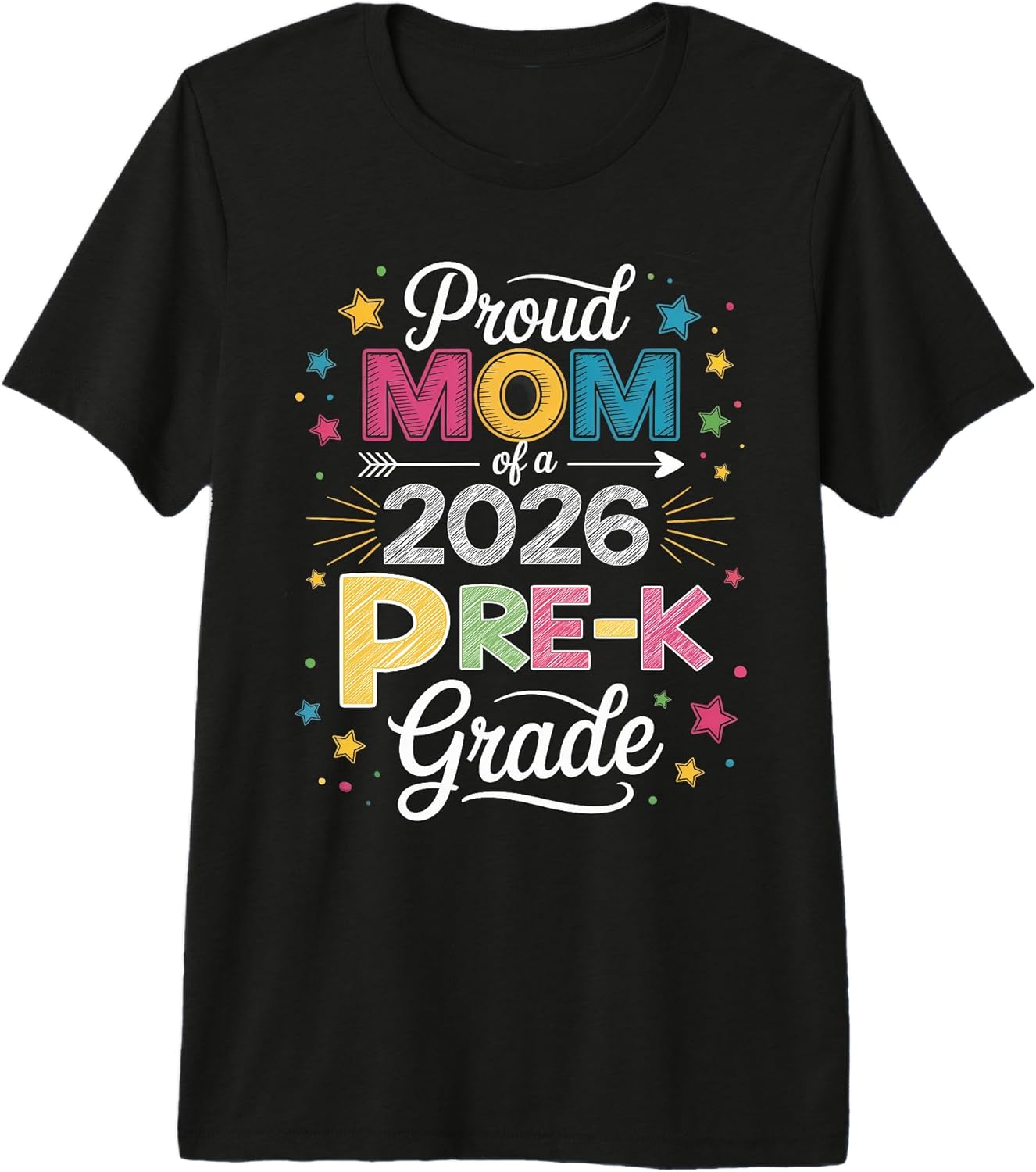 Proud Mom Of A 2026 Pre-k Graduation Tee