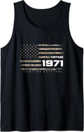 USA Flag Vintage Birthday Merch