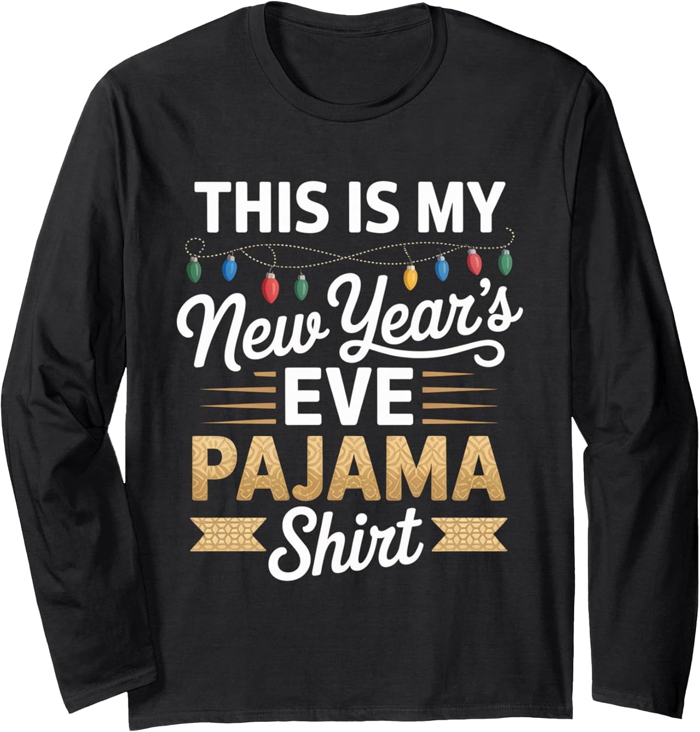 New Year Pajama Party Happy Holiday Party Family