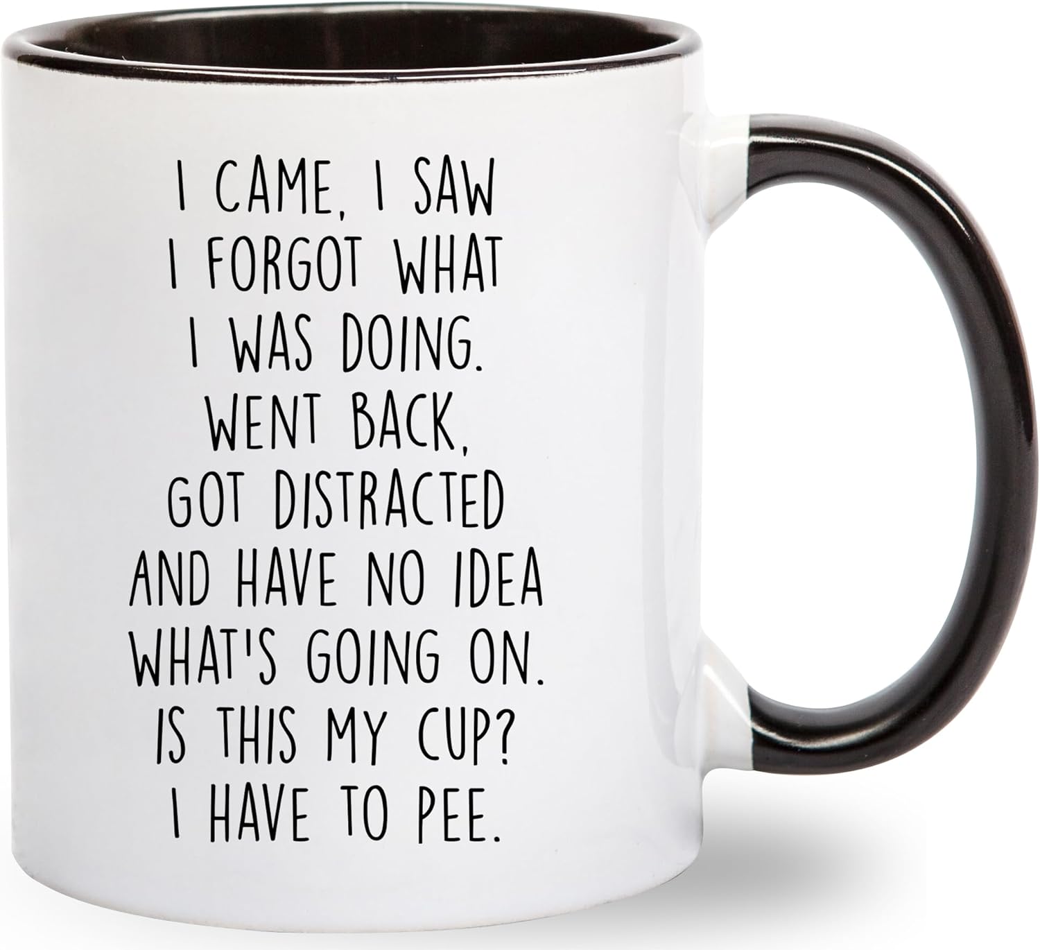 Gelid I Came I Saw I Forgot What I Was Doing Coffee Mug - Funny Senior Citizens Sarcastic Gifts Old People Elderly Mom Dad Grandma Grandpa - Presents Mothers Day Fathers Birthday - 11 oz Novelty Cup