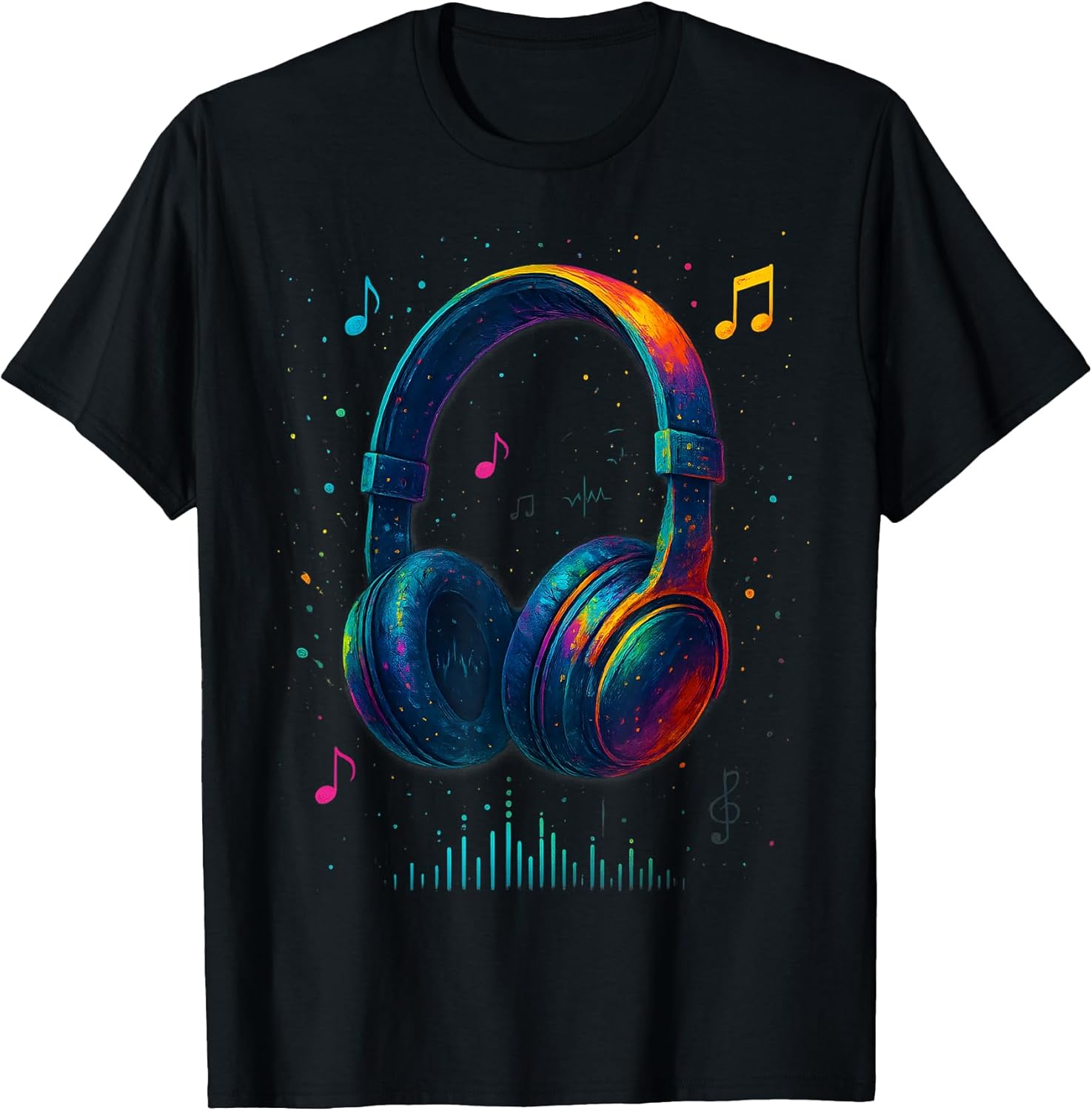 Headphones Music DJ Music EDM Music Lover tee