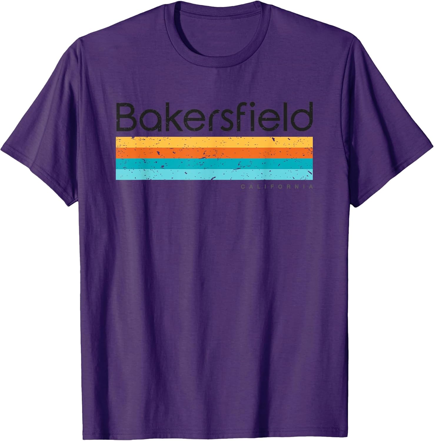 Bakersfield CA Retro Distressed Graphic