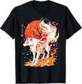 Retro Animal Basic Fox Funny Okami Retro Japanese