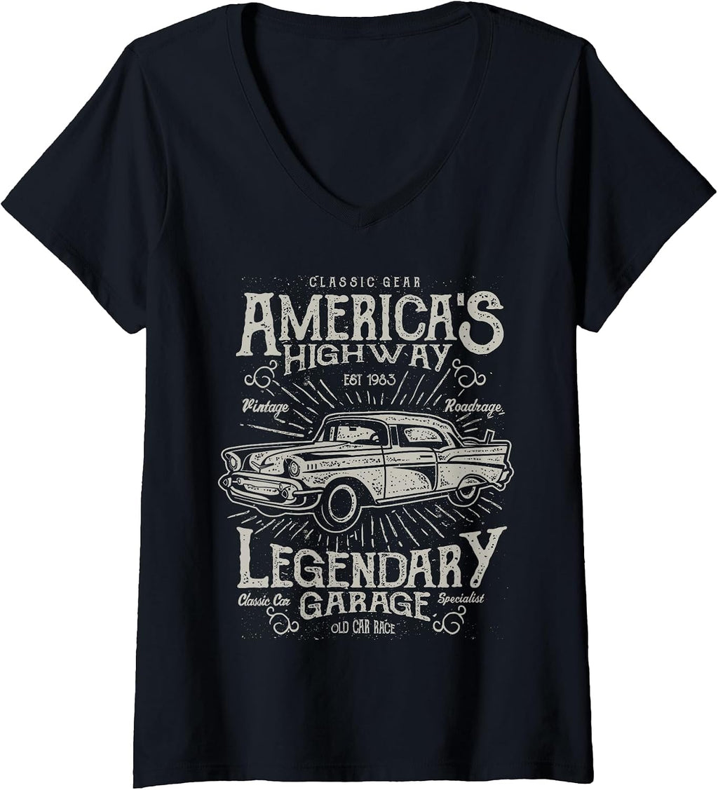 Vintage Car Gift Men Women Classic Car Merch Stuff